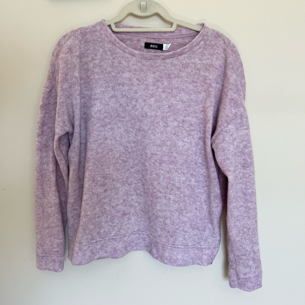BDG Soft Sweater With Side zips Size Small